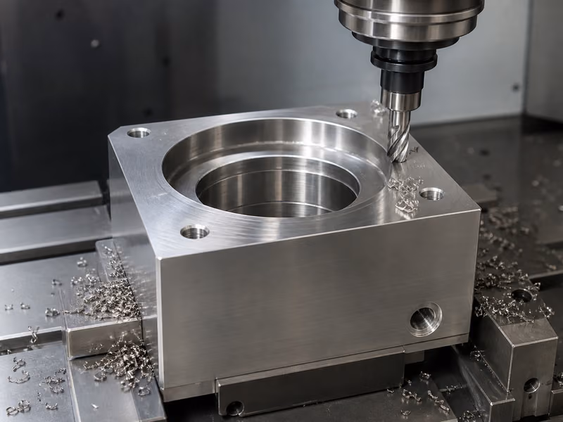 usinage CNC de pièces inox