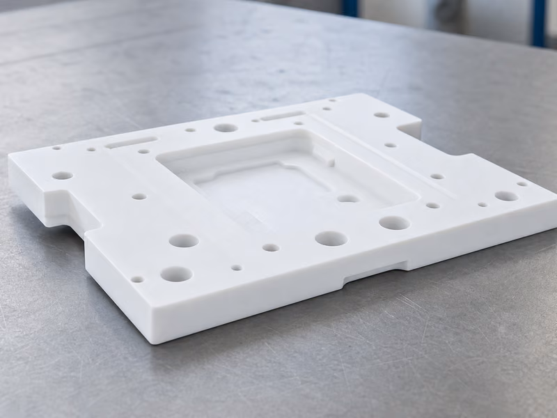pièce usinée CNC plastique plaque