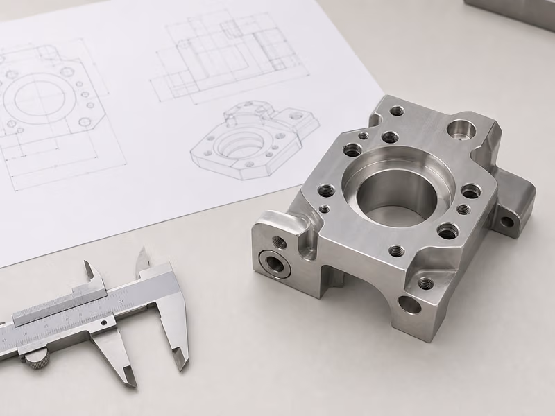 pièce fraisée CNC sur plan