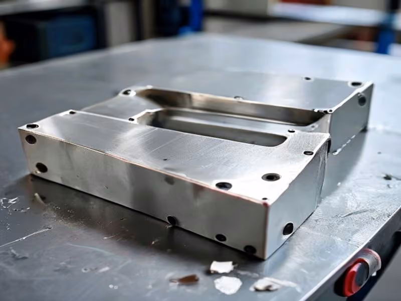 usinage CNC sur mesure d'un bloc aluminium pour fabriquer une pièce mécanique