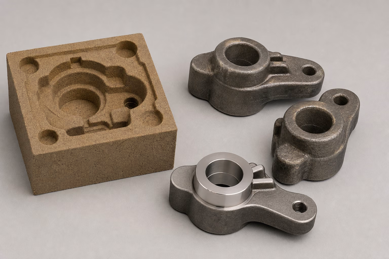 moulage en fonderie et reprise CNC pour pièce mécanique